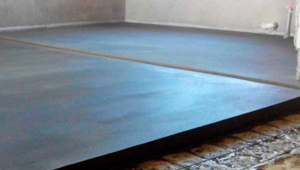 Как сделать стяжку пола и сушка