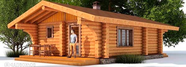 Применяемое в создании бань бревно