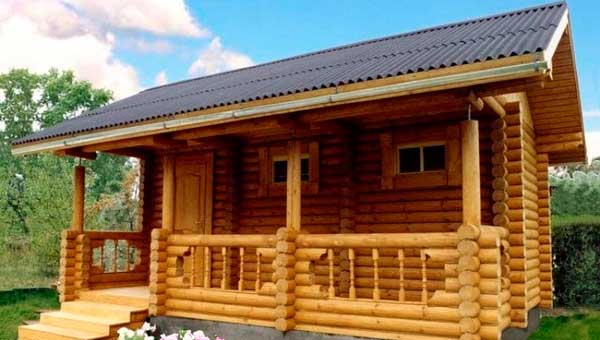 Идеальный проект бани из бревна