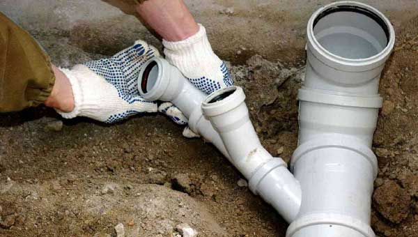 Монтаж системы канализации в частном доме 