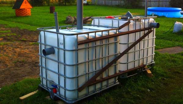 Делаем септик из еврокубов