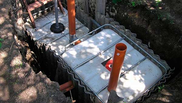 Делаем септик из еврокубов 