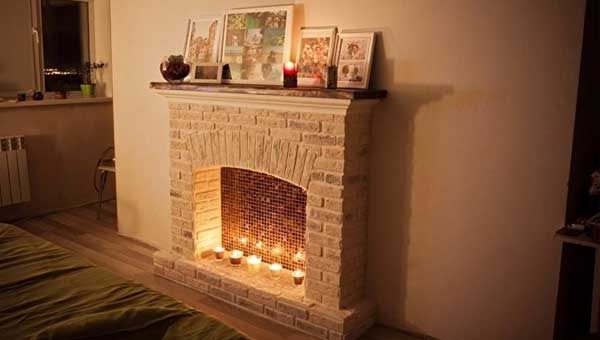 Из чего лучше сделать фальшкамин в квартире
