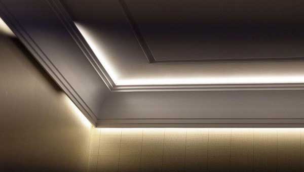 Делаем подсветку потолочных карнизов