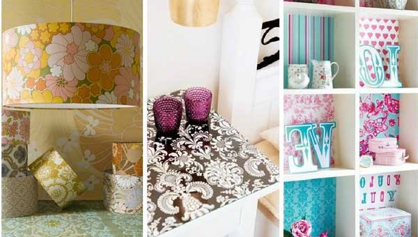 Как применить в интерьере остатки обоев 