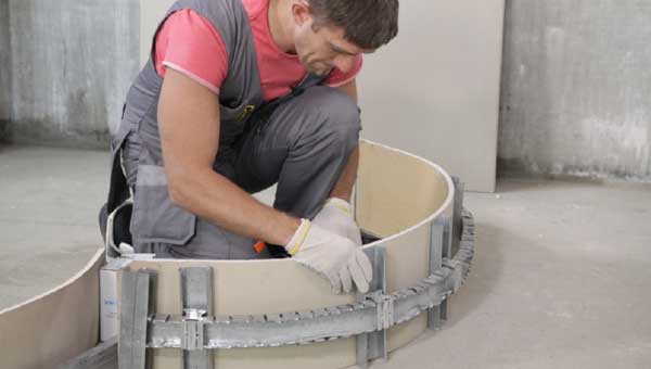 Как согнуть гипсокартон