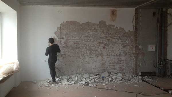 Как убрать штукатурку