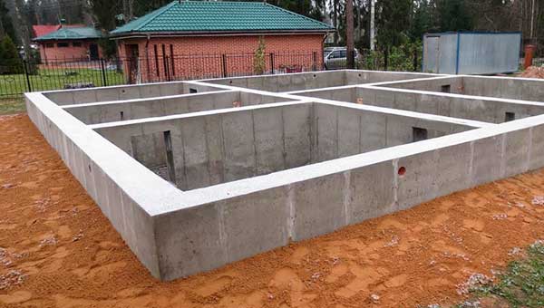 Существуют разные виды фундамента